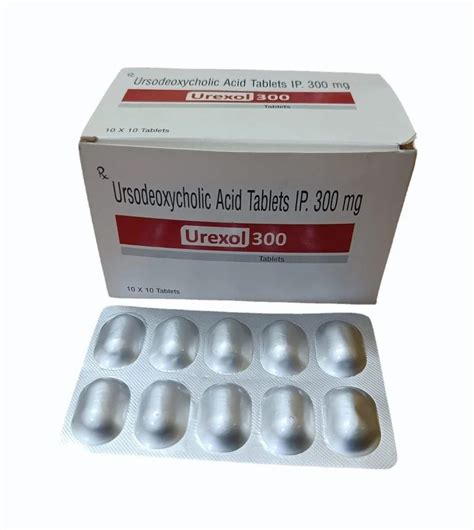 Urexol Ursodeoxycholic Acid Mg Tab At Rs Box Ursodiol