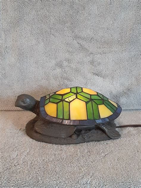 Stained Glass Nightlight Turtle Lamp Stained Glass Turtle Lamp Accent