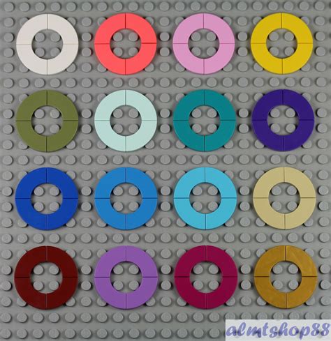 Lego 2x2 Round Corner Tiles Pick Your Colors Macaroni Circle