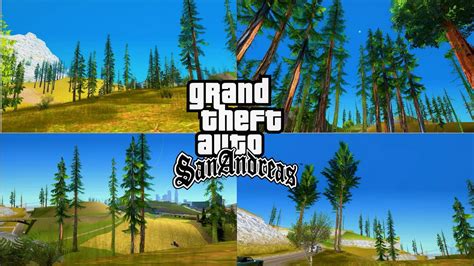 Gta San Andreas Insanity Vegetation Pack Hd Trees And Grass 2022 Low End Pc Youtube