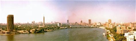 180° View Of The Nile From Hilton Hotel Cairo