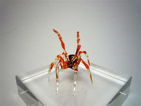 Spider Animals Glass Art Glass Blown Glass Sculpture Made Etsy