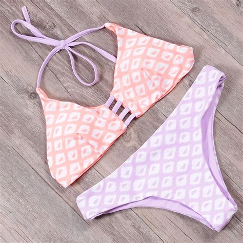 Bikini De Estilo Brasile O Con Push Up Para Mujer Traje De Ba O Retro