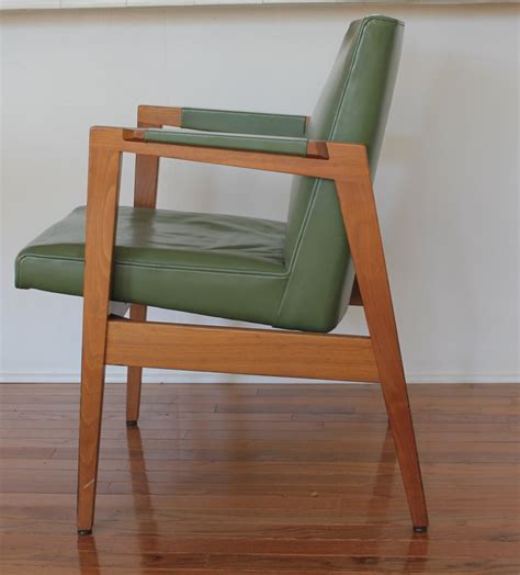 Vintage 1950s W H Gunlocke Chair Co Mid Century Modern