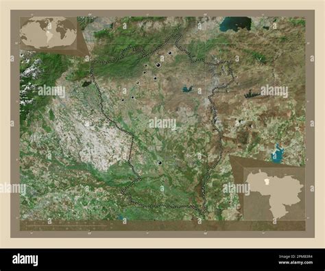 Cojedes State Of Venezuela High Resolution Satellite Map Locations