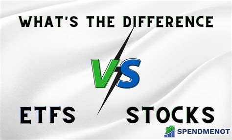 Etfs Vs Stocks Whats The Difference Spendmenot