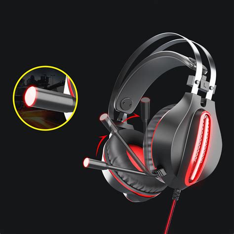 Ovleng Gt Wired Gaming Headset Mm Jack Mm Bass Stereo Sound Led