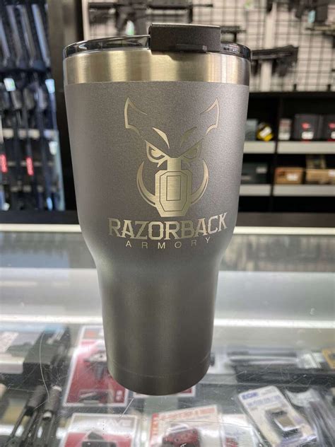 30 Oz RTIC Custom Tumbler Razorback Armory