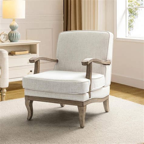 Reviews For Jayden Creation Quentin In Farmhouse Ivory Upholstered