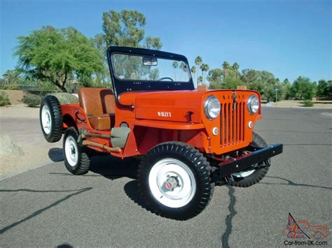 Restored 1960 Willys Cj3b