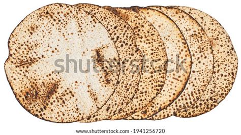 Matzah Shmurah Jewish Traditional Passover Bread Stock Photo