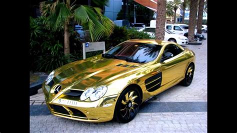 Gold Mercedes Benz Slr Mclaren