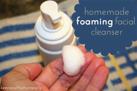 Homemade Foaming Facial Cleanser Keeper Of The Home