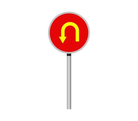 Panneau De Signalisation Vecteur Premium