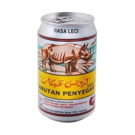 Badak - Larutan Penyegar Lychee Flavour 320 ML - H2O Mart