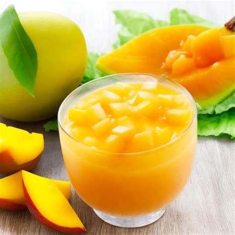 Premium Ai Image Juicy Tropical Mango Delight