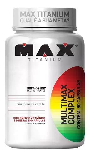 Multivitam Nico Multimax C Psulas Max Titanium Parcelamento Sem