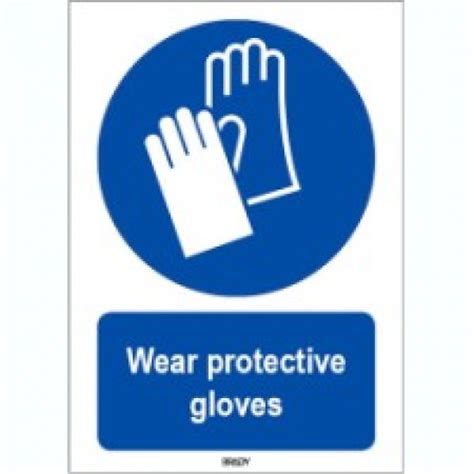 ISO 7010 Sign Wear Protective Gloves