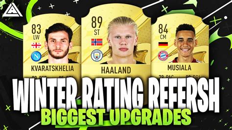 Fifa Biggest Winter Upgrades Predictions Ratings Refresh Ft