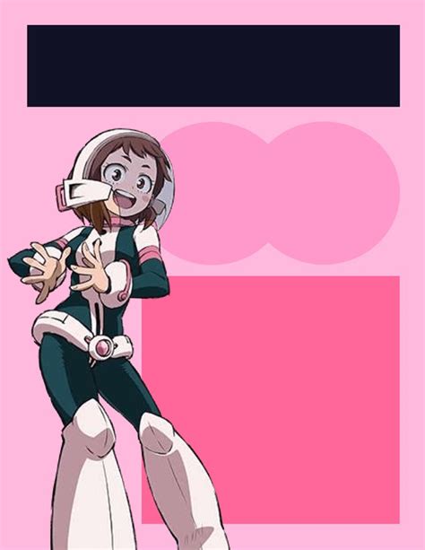 Ochako Uraraka Pegatinas Bonitas Manualidades Otaku Anime