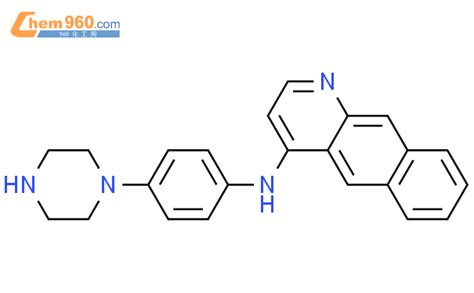 127136 52 1 N 4 piperazin 1 yl phenyl benzo g quinolin 4 amineCAS号