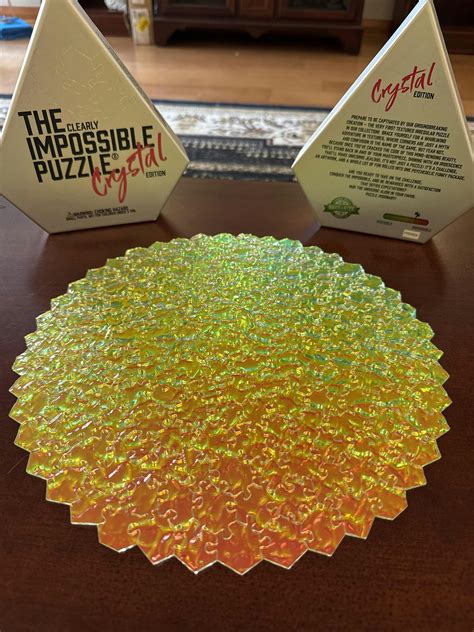 The Clearly Impossible Puzzle Crystal Edition Iridescent Irregular T