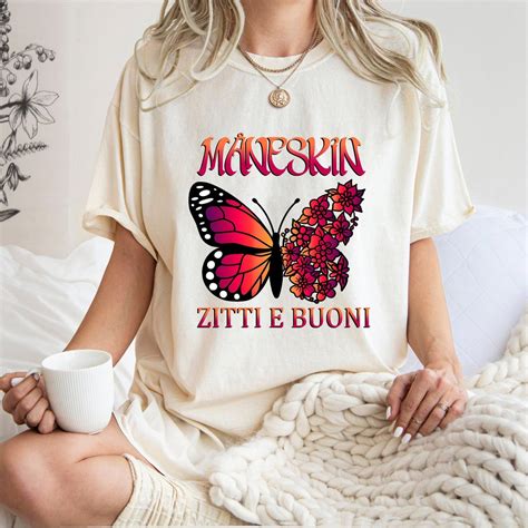 Maneskin Tshirt Måneskin Zitti E Buoni T Shirt Måneskin 2023 Etsy