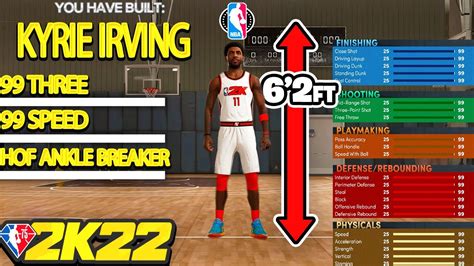 New Glitched Kyrie Irving Build Nba K Speed Three Hof Ankle