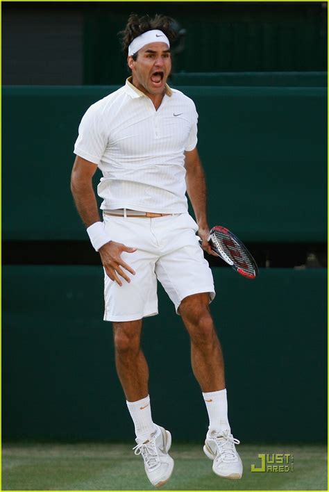 Roger Federer Wins Wimbledon Th Major Photo Roger Federer Shirtless