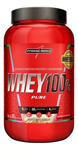 Suplemento En Polvo Integralmédica Whey 100 Whey 100 Pure Proteínas