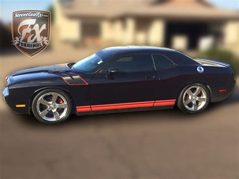 Dodge Challenger Stripes Racing Stripes Rt Graphics Streetgrafx