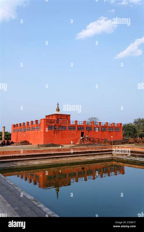 Lumbini nepal temple hi-res stock photography and images - Alamy