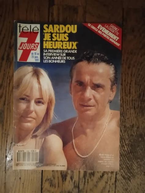 Magazine T L Jours De Michel Sardou Eur Picclick Fr