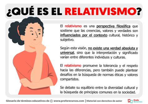 Qu Es El Relativismo Definici N De Relativismo