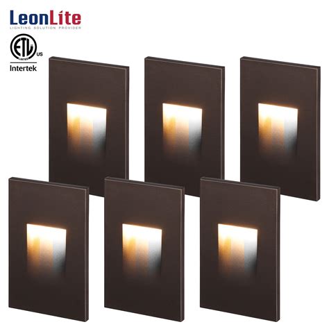 Leonlite Pack Cct Led Step Lights V Dimmable Stair Lights Indoor