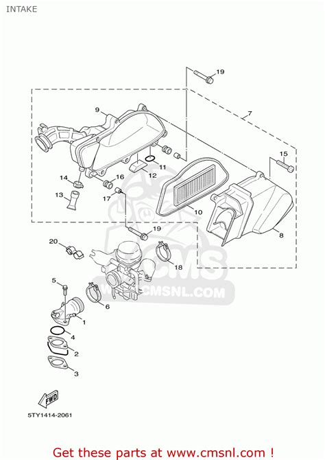 5TYW144201 Element Air Clean Yamaha Buy The 5TY W1442 01 At CMSNL