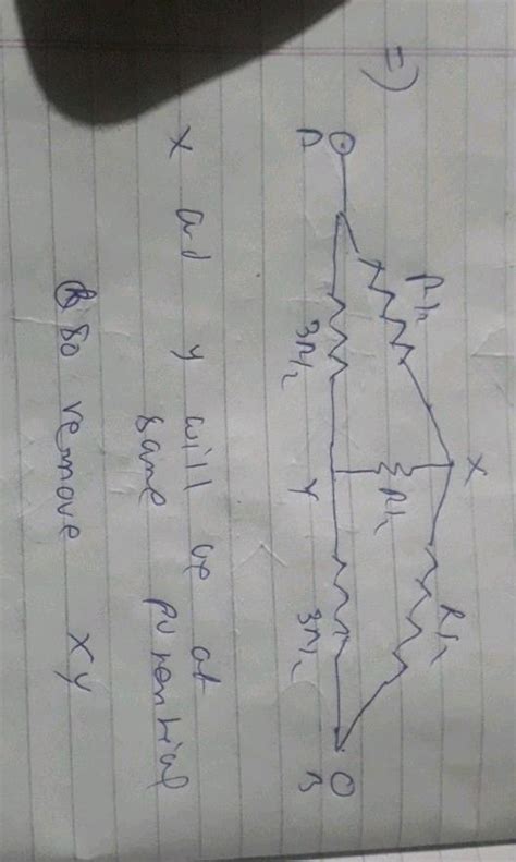 Br R A R The Figure Shows A Network Of Resistor Each Heaving Value 1232