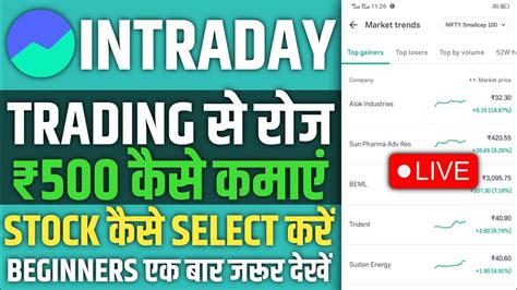 Intraday Trading Kaise Karte Hain Profit Kaise Banaye Intraday