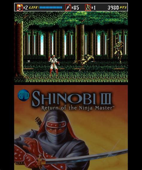 3D Shinobi III Return Of The Ninja Master 3D Shinobi III Return Of