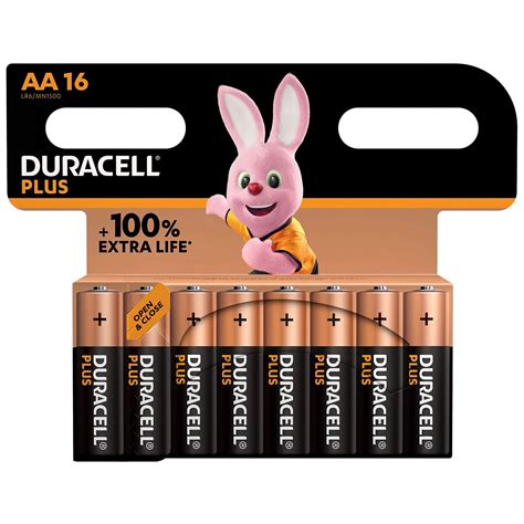 Duracell Plus AA Par 16 Pile Chargeur LDLC