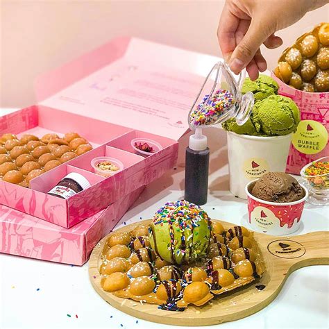 Bubble Waffle Ice Cream Cone Kit for 6 by New Territories - Goldbelly