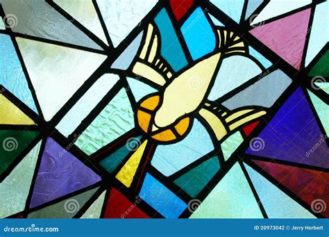 Holy Spirit Stained Glass Window