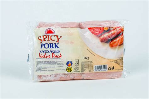 Farmer's Choice Spicy Pork Sausages (Frozen) - Greenspoon