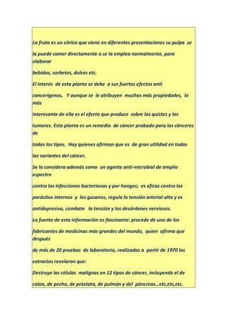 Bondades Del Limon Pdf