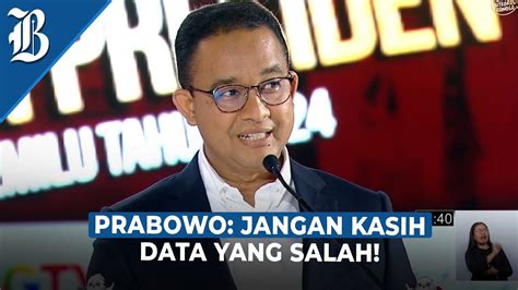 Debat Panas Anies Dan Prabowo Soal Kuasai Ribu Hektare Tanah Di Ri