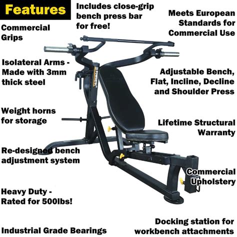 Powertec Workbench Multi Bench Press Machine Wb Mp Sam S Fitness