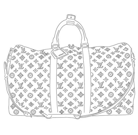 Lv Bag Coloring Page Download Print Or Color Online For Free
