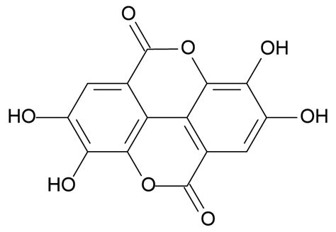 Chemical Structure Of Ellagic Acid Download Scientific Diagram