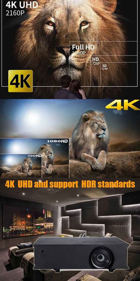 4k 7000 Lumens Projector Building Projectorlarge Venue Projector