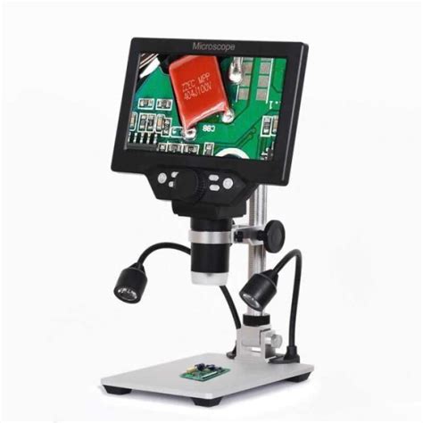 Promo Mikroskop Digital X With Monitor Metal Stand Portable